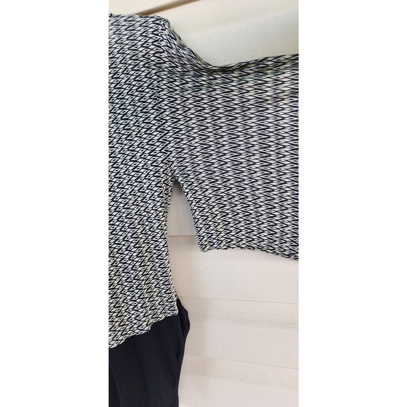 Farm Rio Wrap Plunge Boho Chic Long Bell Sleeve Blouse Bodysuit Size P - Picture 5 of 9